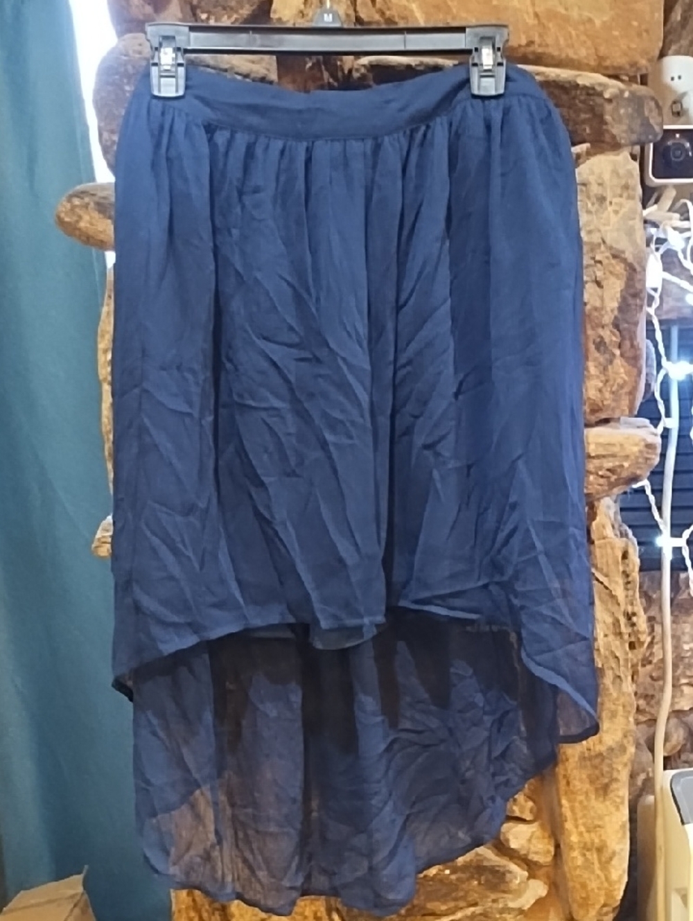 Converse Navy Blue High-Low Skirt